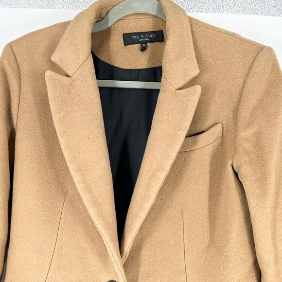 Rag & Bone Duke Wool/Cashmere Blend Coat - Picture 4 of 11